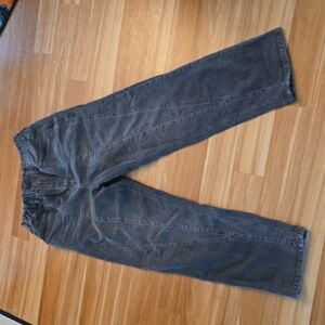 Free people distressed black denim jeans